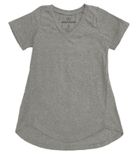 Load image into Gallery viewer, Short sleeve flowy t-shirt - Heather Moss
