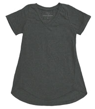 Load image into Gallery viewer, Short sleeve flowy t-shirt - Heather Grey
