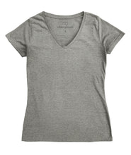 Load image into Gallery viewer, Short sleeve v-neck t-shirt - Heather Moss
